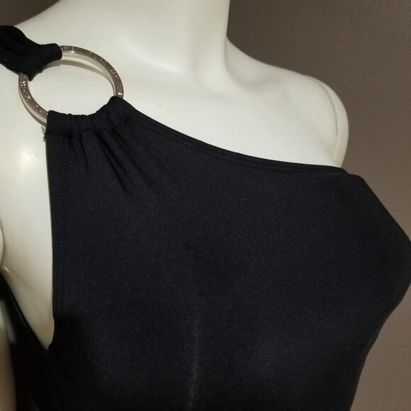 Michael Kors Embellished One-Shoulder Underwire One-Piece Swimsuit - Picture 3 of 11